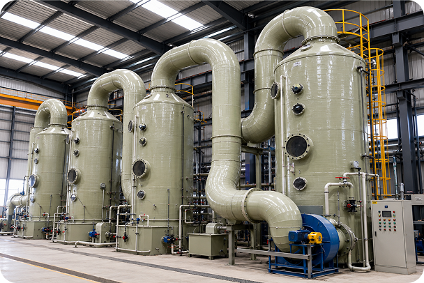 PP/FRP Industrial Scrubbers
